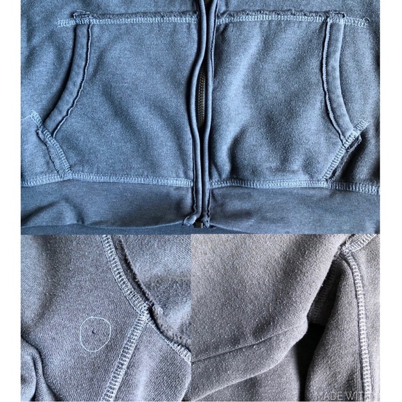 JOSTENS Senior 12 Full Zip Hoodie Jacket Distressed Large Gray Women’s - Picture 10 of 16